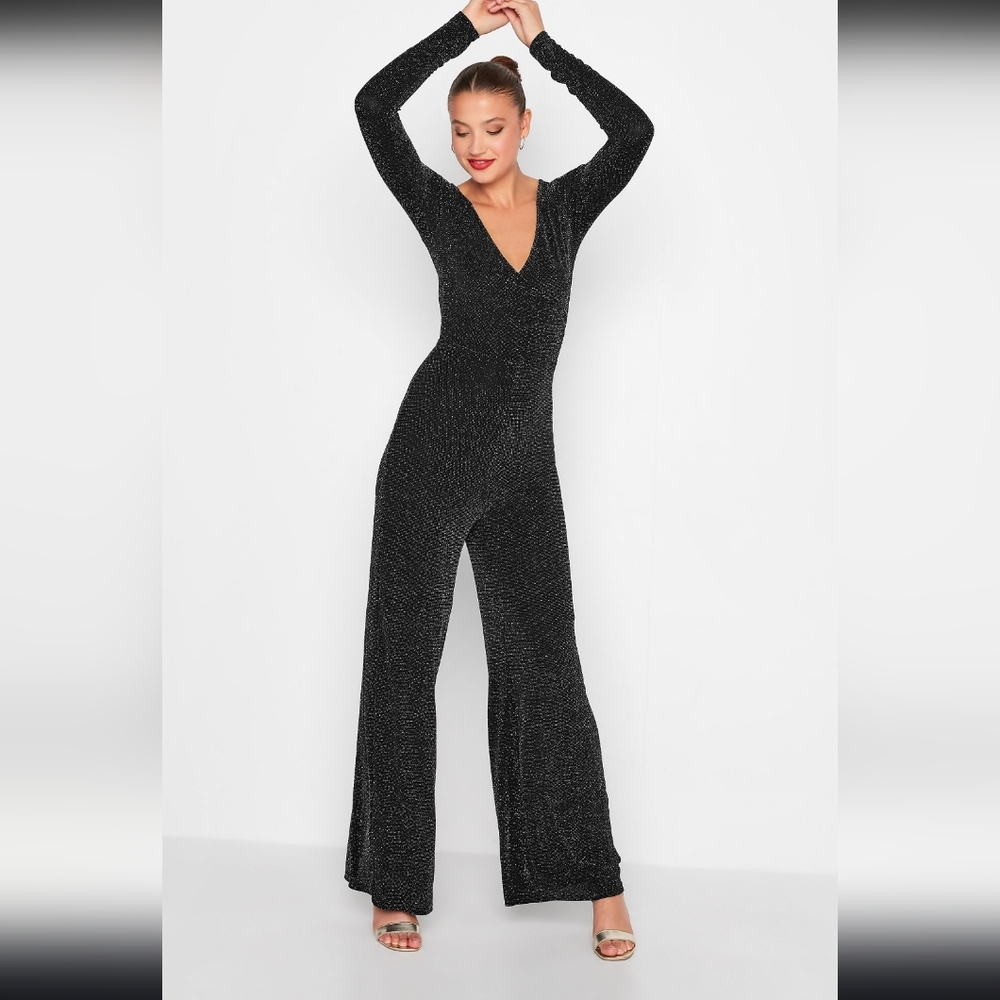 Apt. 9 | Glitter Wide Leg Jumpsuit - Picture 2 of 11